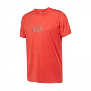 Men’s Running Short Sleeve T-shirt With Rainbow Prints