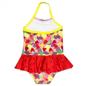 Girls Design di stampa floreale Costume da bagno in una sola pezza Sport Bikini Swimwear