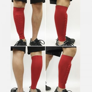 Sportinė paminkštinta blauzdos rankovė, apsauginė kojos suspaudimo rankovė bėgiojanti blauzdos atrama