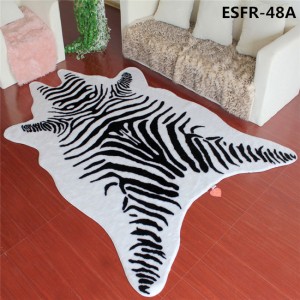 dywany ze sztucznego futra w kształcie zwierząt