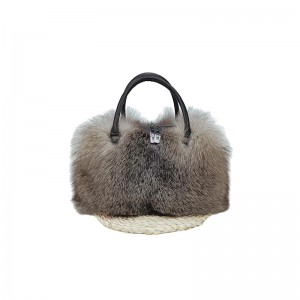 women’s bags 2021 new pattern real fox fur fashion bags wholesale