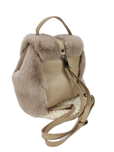 Women’s Dsigner bags collction new Rex fur fashion backpack