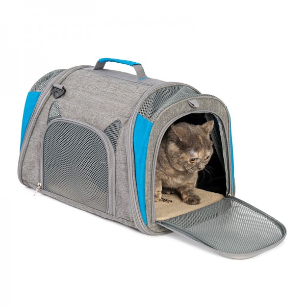 Famous Best Best Airline Approved Cat Carrier Supplier –  China Factory Portable Breathable Pet Handbag For Travel  –  JIMIHAI