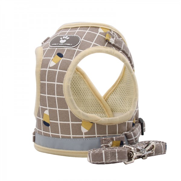 Wholesale Simple Step-In Dog Harness Easy Control Made From Tc Mesh Fabric For Safe Easy Walk