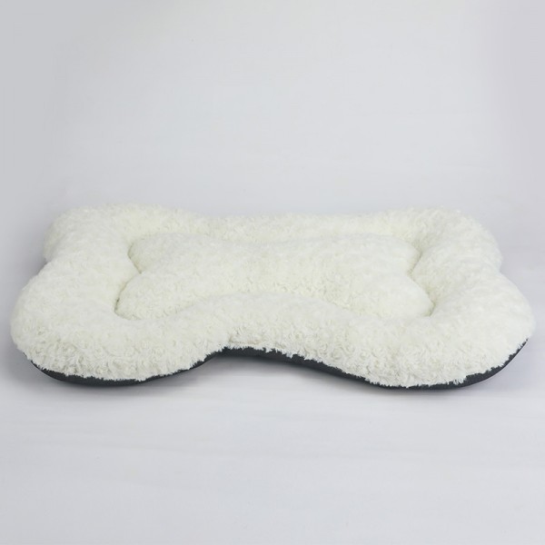 China Pet Supplies Supermarket Cozy Plush Bone-shaped Dog Bed For Small Medium Large Dog With Many Colors In Stock