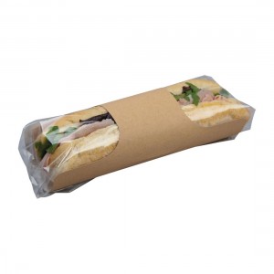Biodegradable Paper Noodle Bowl Companies - Clasp Clip Paper Baguette Wrap Pack  – Futur