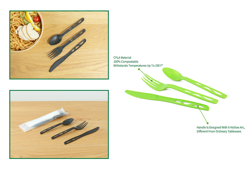 100% Compostable CPLA Cutlery