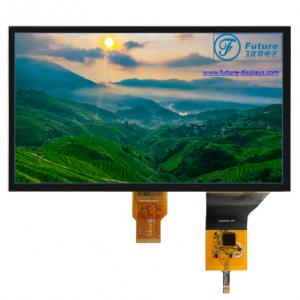 අඟල් 10.1 TFT සංදර්ශකය, 10 Point Capacitive Touch Screen, 10.1 Tft Lcd Monitor