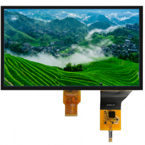 10.1-cola TFT-ekrano, 10-punkta kapacita tuŝekrano, 10.1-tft-ekrano LCD