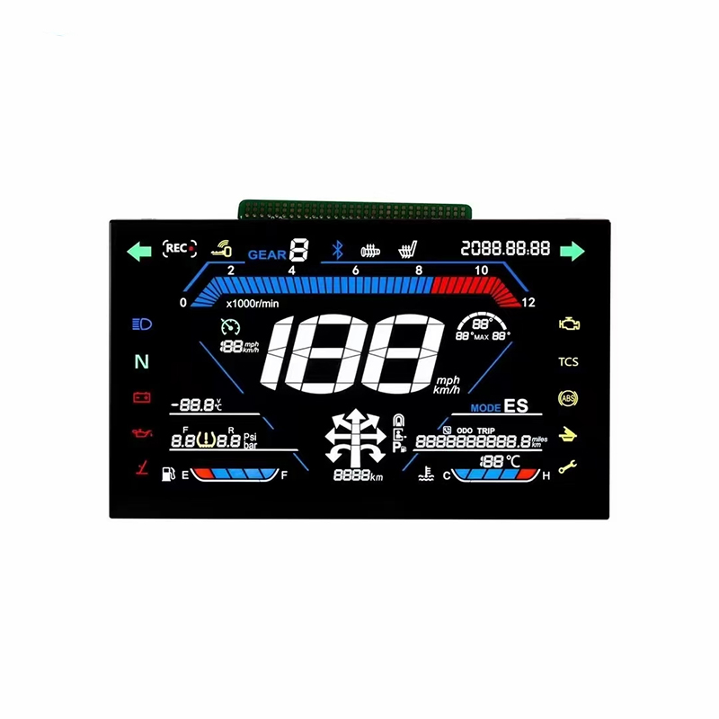 LCD Display VA, COG මොඩියුලය, E-බයික් යතුරුපැදිය/මෝටර් රථ/උපකරණ පොකුර