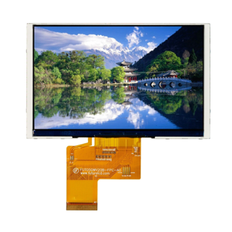 OEM ODM 5-palcový IPS 800X480 TFT LCD displej