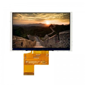 5-Zoll-TFT-LCD-Display, IPS-Display mit einer Auflösung von 800 x 480