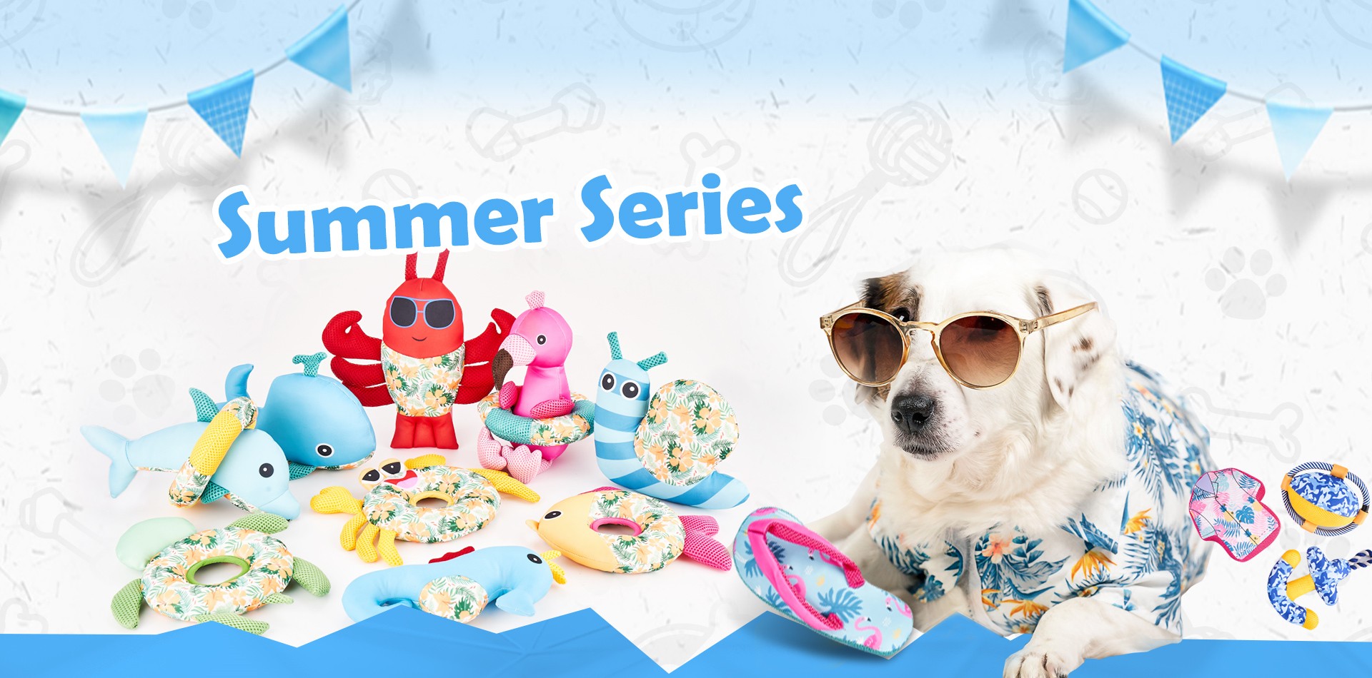 letní-dovolená-psí hračka