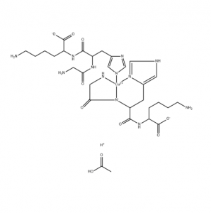 కాస్మెటిక్ గ్రేడ్ ముడి పదార్థం GHK -Cu CAS నం. 130120-57-9