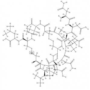 คลังสินค้าจัดส่งที่ปลอดภัย Uroguanylin Peptide ความบริสุทธิ์สูง CAS 467426-54-6 Plecanatide ไปยังสหรัฐอเมริกา