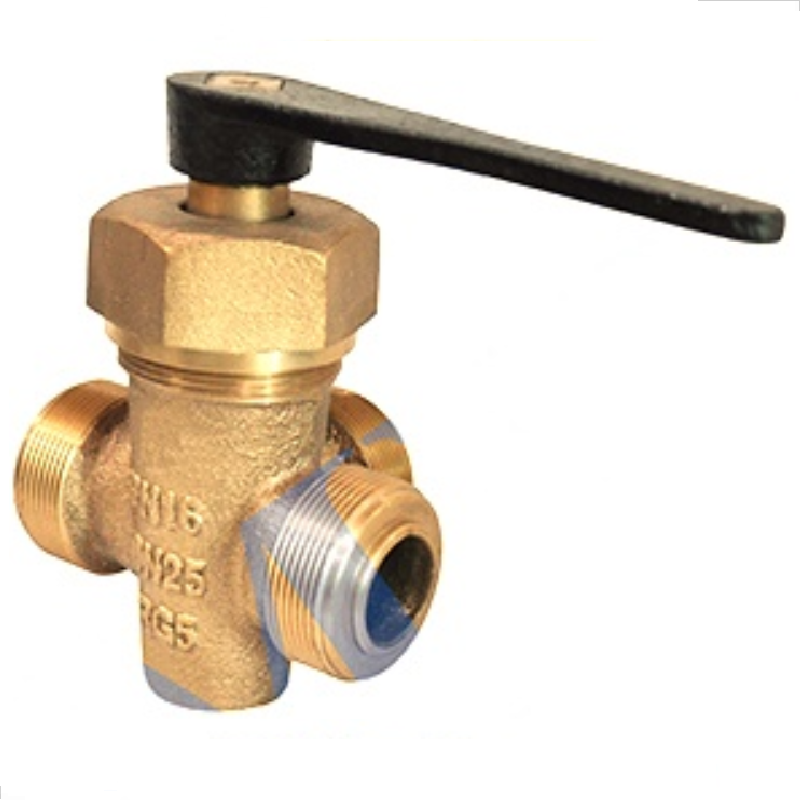 DIN Marine valve – 3 way T-port cock valve 394223-701