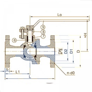 DIN Marine valve – ball valve 445122-700
