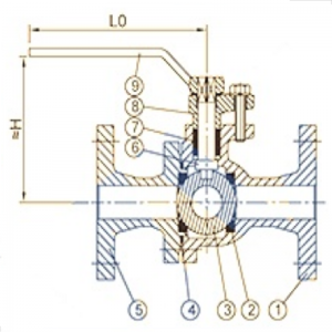 DIN Marine valve – ball valve 445122-701