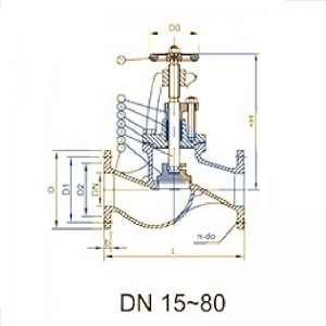 DIN Marine valve – globe valve 458822-21