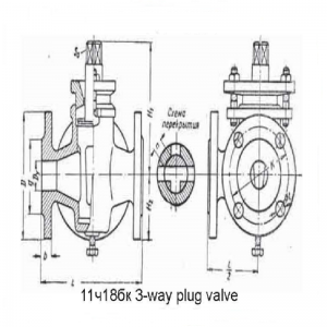 11ч8бк 11ч18бк 11ч6бк GOST plug valve