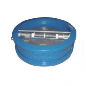 Dual plate wafer type check valve