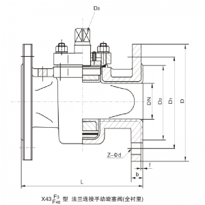 lined GB plug valve series