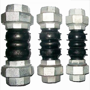 spherical twin sphere union rubber expansion joint