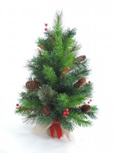 Umjetni božićni ukrasi za vjenčanje za dom, darovi, drvo od burlapa/16-BT4-2FT