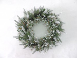 Kunstig jul hjem bryllup dekoration gaver ornament krans/16-W4-2FT