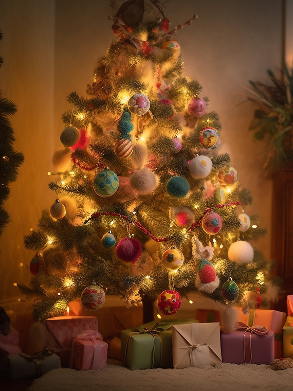 أشجار عيد الميلاد الاصطناعية
