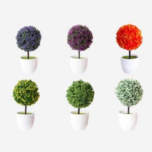 Umělá dekorace dárky hrnková rostlina