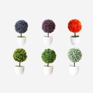 Pianta in vaso artificiale Mini pianta in vaso per la decorazione