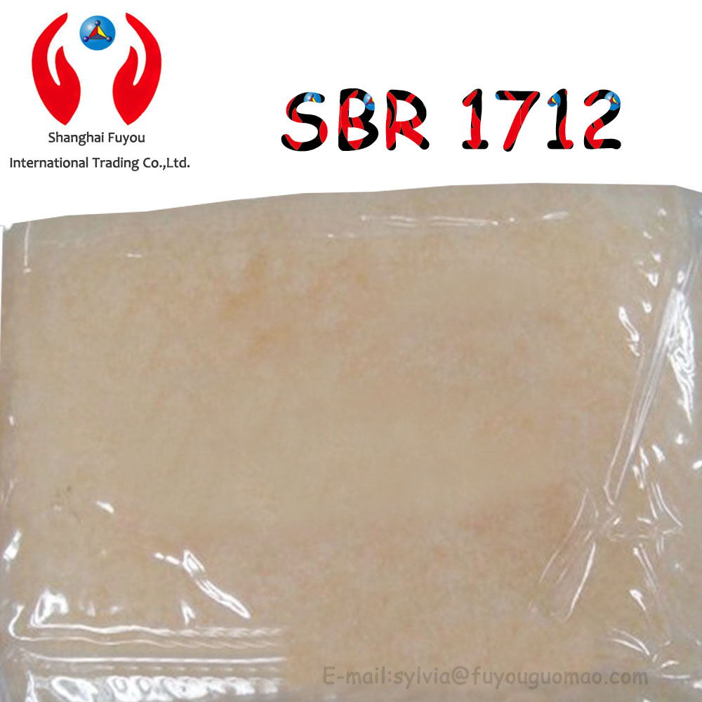 Estireno 1 3 polímero de butadieno SBR 1712 caucho sbr