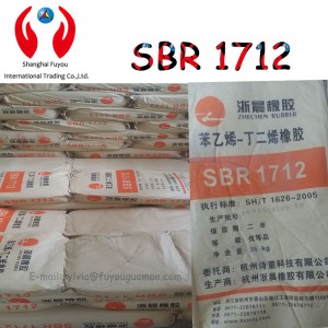 Styrene 1 3 butadiene polymer SBR 1712 rubber sbr