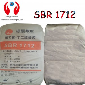 Стирен 1 3 бутадиен полимер SBR 1712 гума sbr