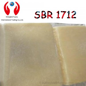 Styrene 1 3 butadiene polymer SBR 1712 rabara sbr