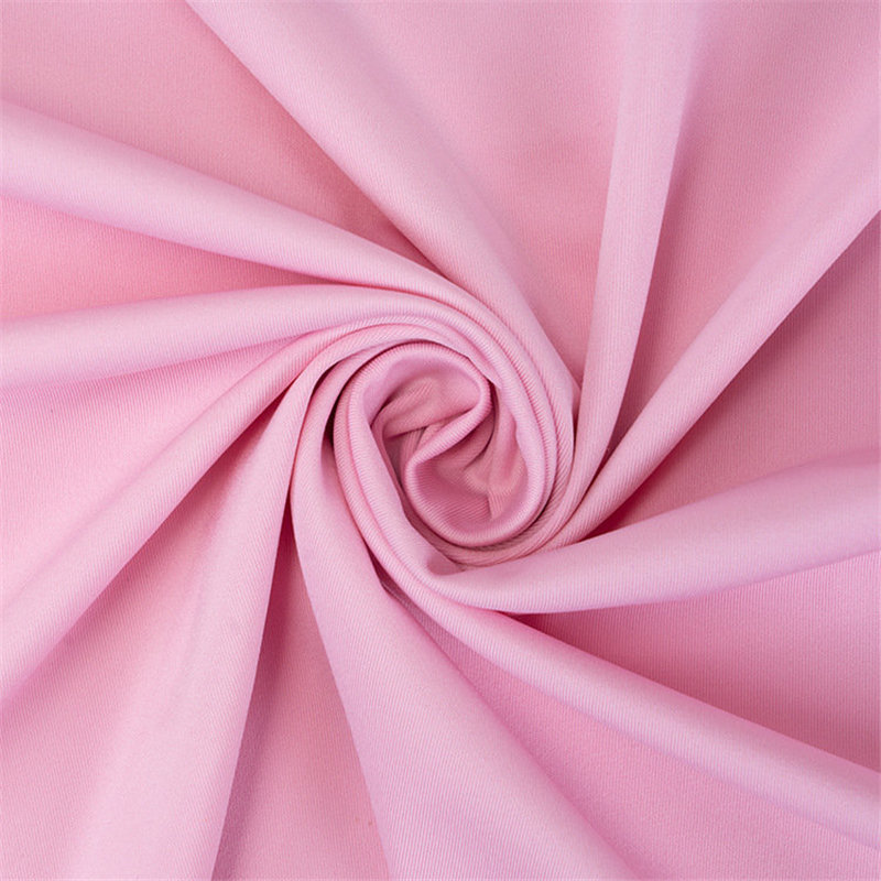 Reasonable price Elastic Rib Knit Fabric - Polyester spandex stretch interlock knit fabric – Huasheng