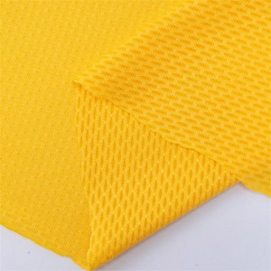 Polyester spandex perforated fish eye mesh fabric