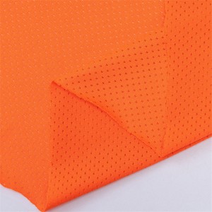 Polyester spandex stretch butterfly mesh jacquard fabric