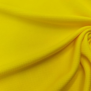 Custom 100% polyester knit bird eye mesh fabric ສໍາລັບ activewear