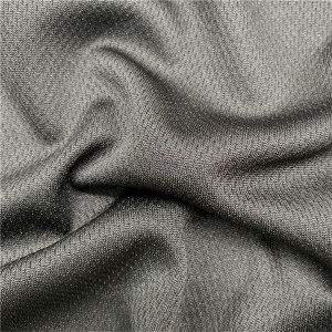 ក្រណាត់សំណាញ់កីឡា polyester 100% ផ្ទាល់ខ្លួនសម្រាប់សម្លៀកបំពាក់កីឡា