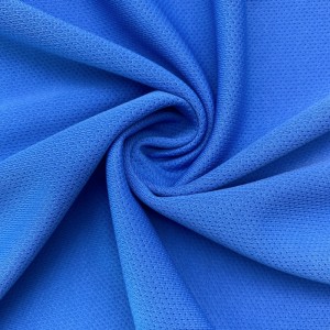 Tissu tricoté jacquard micro mesh 100% polyester pour vêtements de sport