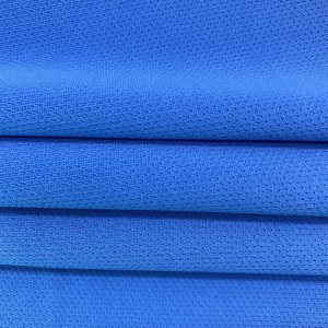 Tessutu di maglia jacquard 100% poliester micro mesh per i vestiti sportivi
