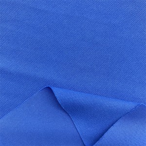 100% Polyester breathable ທົນທານ pique knitted fabric ສໍາລັບເສື້ອທີເຊີດ