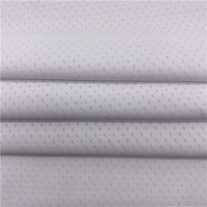 Polyester spandex stretch jacquard mesh stof foar sportjersey