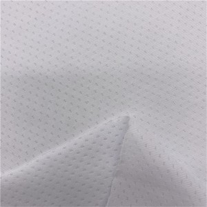 Polyester spandex stretch jacquard mesh stoff for sport jersey
