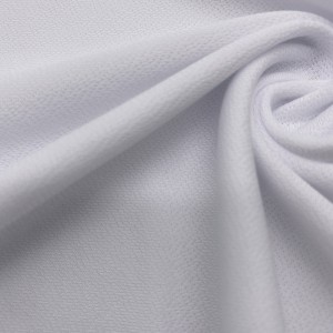 Dri fit 100 % polyester andningsbart jacquardstickat tyg för sportkläder