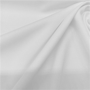 Moisture-absorbent polyester double knit interlock fabric para sa sportswear