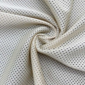 100% Polyester white micro mesh fabric for sports wear