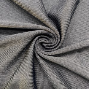 Højkvalitets polyester spandex single jersey strikket stof til sportstøj